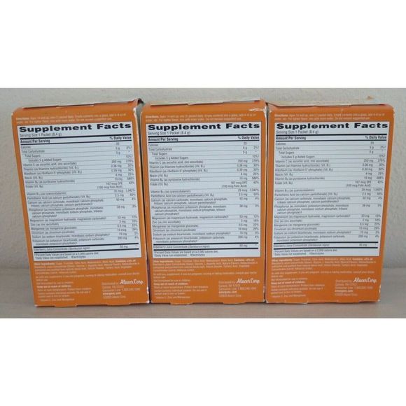 Emergen-C Elderberry Daily Immune Support & Botanicals,18 Packets (3 Boxes) - Picture 2 of 4